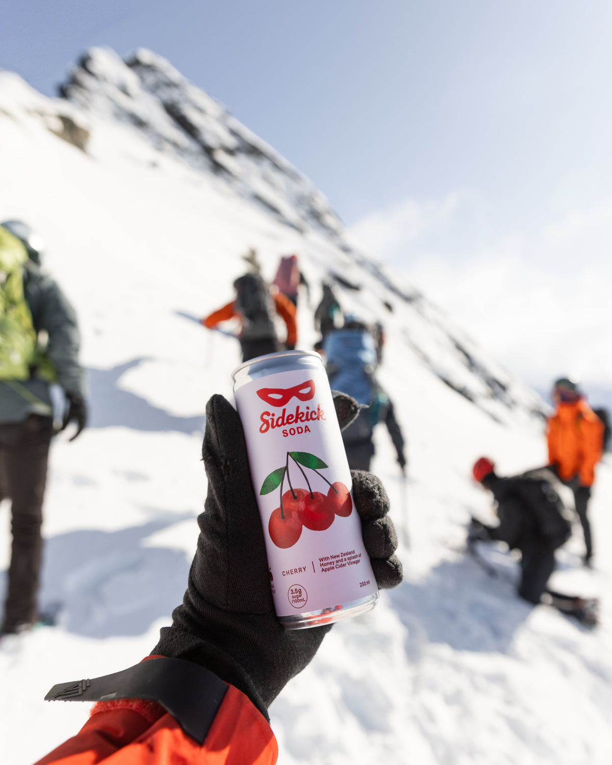 Sidekick can on a New Zealand outdoor break