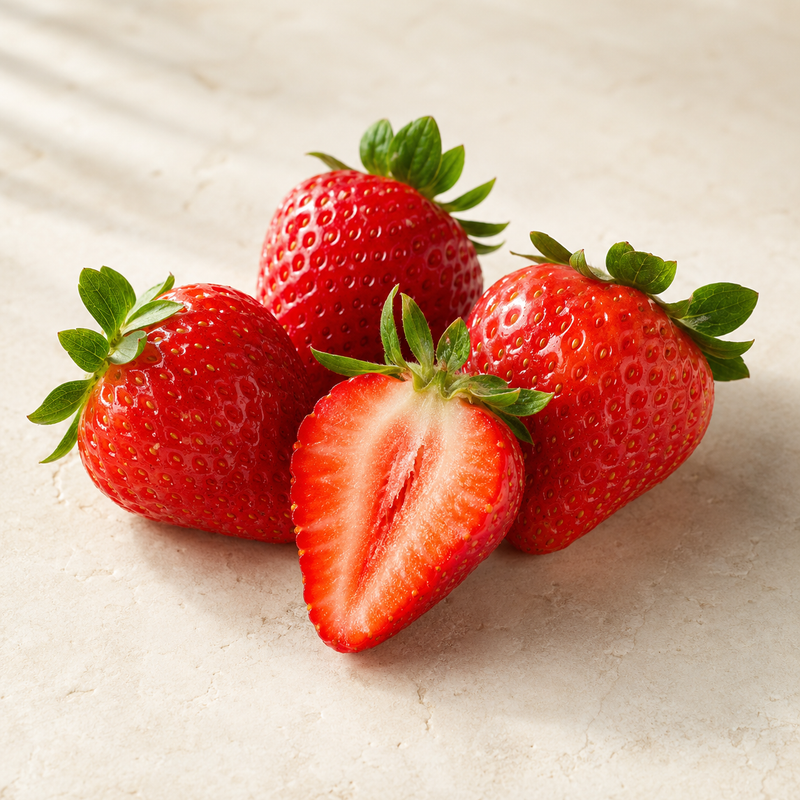 Bowl of fresh strawberries