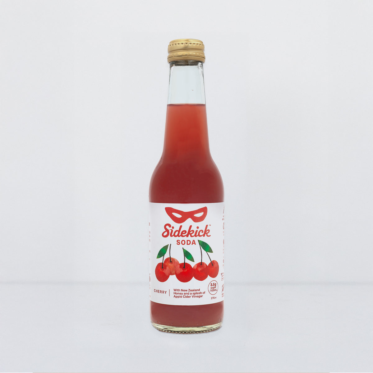 Sidekick Cherry Soda Glass Bottles 12-Pack NZ