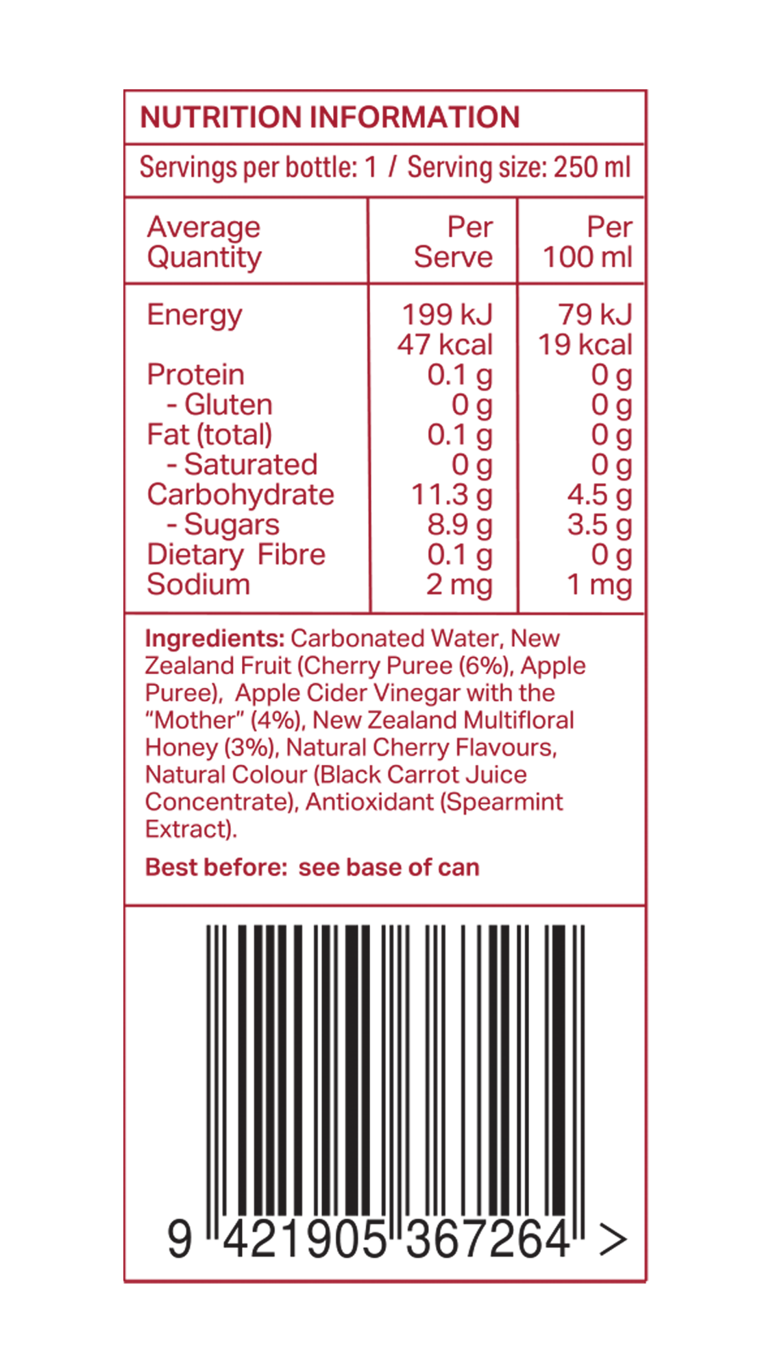 🍒 Cherry (12x Cans)