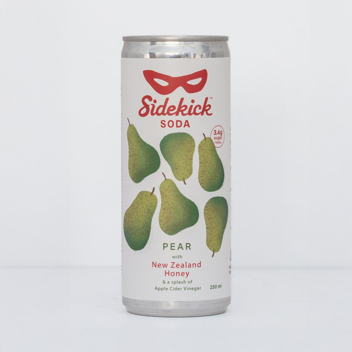 Sidekick Pear Soda 12-Pack NZ