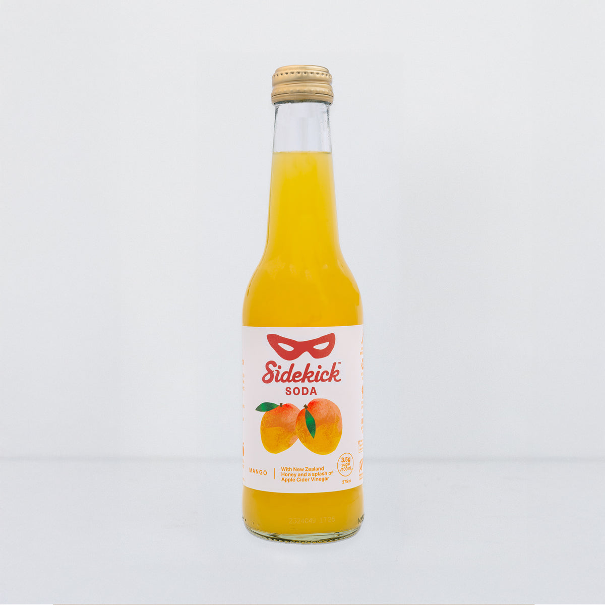 Sidekick Mango Soda Glass Bottles 12-Pack NZ