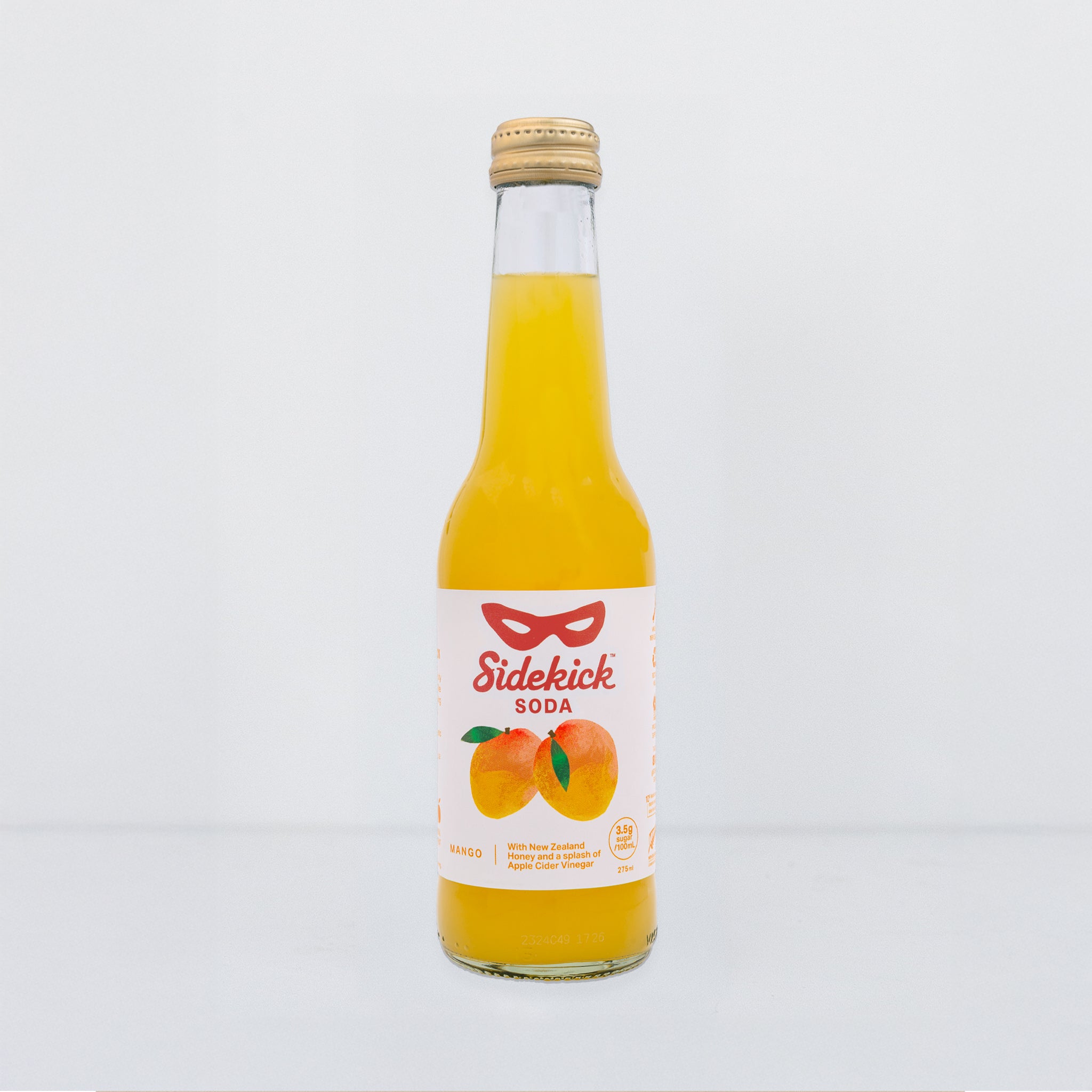 Sidekick Mango Soda Glass Bottles 12-Pack NZ