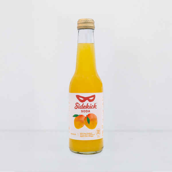 Sidekick Mango Soda Glass Bottles 12-Pack NZ