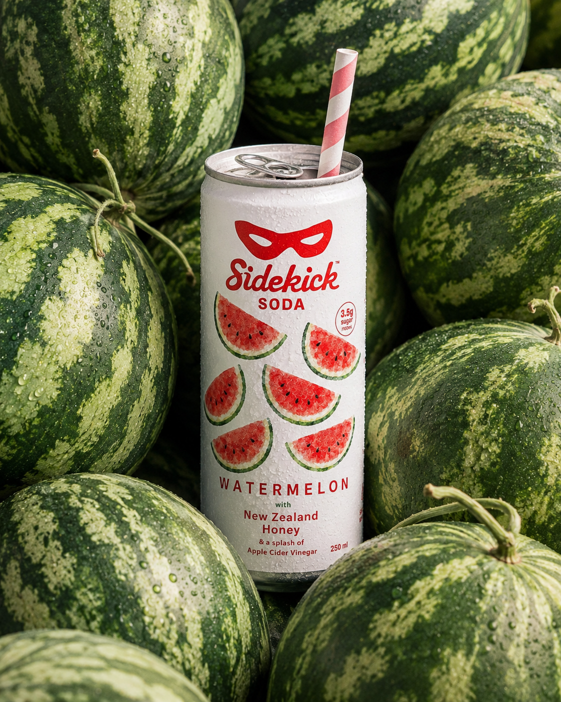 Sidekick Watermelon Soda 12-Pack NZ